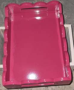 Bandeja Rectangular de madera personalizable, bandeja multiusos para servir a precio asequible - Product Image 2