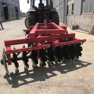 Grosir traktor pertanian 3 titik harrow cakram offset untuk dijual 12 14 cultivator Harga terbaik traktor tangan 4ft cakram bajak