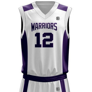 Uniforme de basket-ball imprimé unisexe de haute qualité en différentes tailles ensembles de vêtements d'été respirants vente directe d'usine - Product Image 4