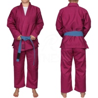 Kimono de Jiu Jitsu para Adultos, Uniforme de Artes Marciales, 100% Algodón, Personalizable, Marca King, para MMA y Grappling