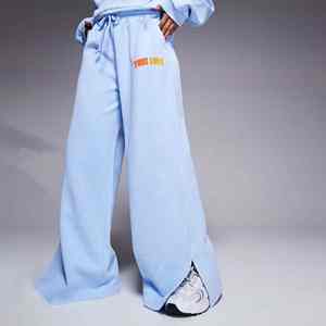 Nouveau automne hiver femmes polaire pantalon droit avec côté qualité supérieure dentelle plate taille élastique Joggers - Product Image 2