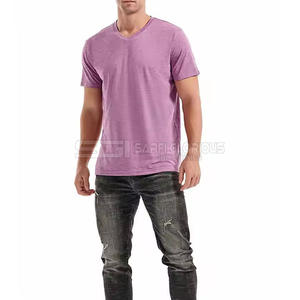 T-shirt super lourd à épaules tombantes en coton anti-rides pour hommes à prix abordable - Product Image 3