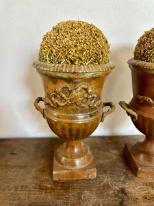 Grands pots de fleurs décoratifs modernes en aluminium pour l'intérieur et l'extérieur, jardinières, urnes, finition polie, design traditionnel de ferme - Product Image 2