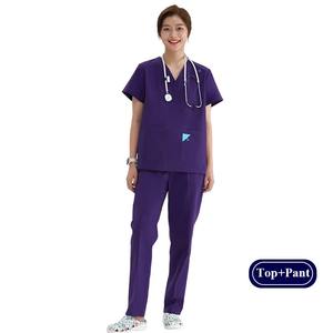 Bata de laboratorio sedosa para hospital de verano, bata de farmacia, abrigo de consulta antiestático, cintura con lengüeta, doble función para hombres y mujeres - Product Image 5