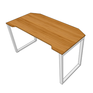 Mesa de Juego GBamboo 70x140x75cm, Escritorio de Madera para Gamers - Product Image 2