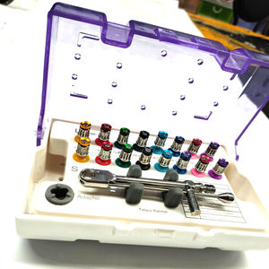 Wholesale 16Pc Universal Implant Prosthesis Kit Manual <b>Torque</b> <b>Wrench</b> 10-70Ncm Dental Implant Restoration Tool Factory Price <b>Set</b> - Product Image 6