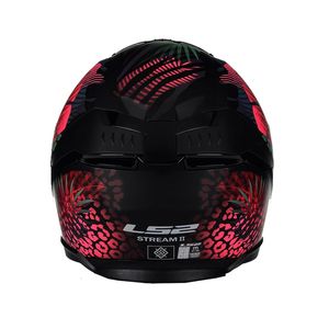LS2 STREAM 2 giungla nero opaco-blu-casco rosa - Product Image 3