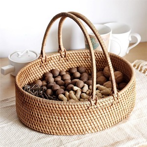 Summer <b>Plant</b> Fiber Eco-Friendly Multifunction Handmade Storage <b>Basket</b> Wholesale eco-friendly Made in Viet Nam - Product Image 3