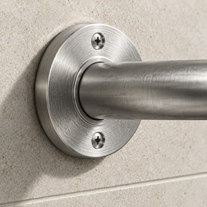 Barre d'appui en nickel brossé de 24 pouces pour douche et baignoire, rail de sécurité mural en acier inoxydable pour salle de bain - Product Image 5