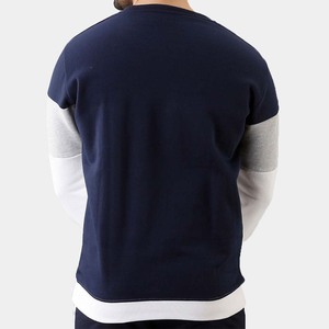 Nouvelle mode couleur bloc pull survêtement ensemble pour hommes et femmes 100% coton surdimensionné Streetwear survêtement - Product Image 3