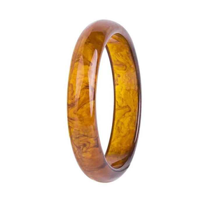 Brazalete de resina transparente prensado a la moda de resina epoxi ecológico hecho a mano para mujer con ropa de fiesta multicolor - Product Image 4