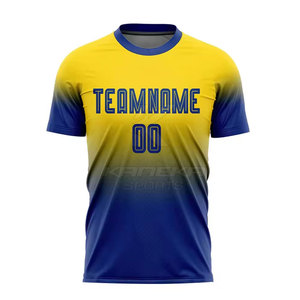 เสื้อกีฬาซับลิเมชั่นทันสมัย ระบายอากาศได้ดี แขนสั้น โพลีเอสเตอร์ 100% แห้งเร็ว เหมาะสำหรับการฝึกซ้อมในฤดูร้อนสำหรับผู้ชาย - Product Image 1