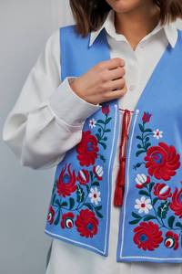 เสื้อแจ็กเก็ตสำหรับผู้หญิงผ้าแคนวาสยูนิเซ็กซ์งานปักลายควิลท์โบฮีเมียนฤดูใบไม้ผลิระบายอากาศได้ดีดีไซน์ใหม่ - Product Image 2