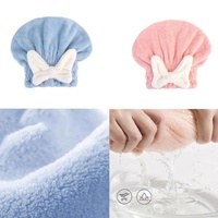 Toalla Turbante de Microfibra de Secado Rápido, Gorro Superabsorbente para Secar el Cabello Después de la Ducha, Spa o Baño, Cuidado Capilar Suave