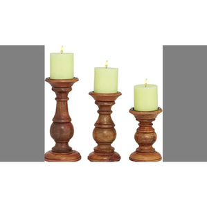 แท่นไม้สำหรับวางเทียนตกแต่งบ้านงานแต่งงานแท่นไม้ - Product Image 4