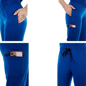 Pantalon de gommage médical tissé confortable avec poches - Product Image 5