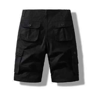 Pantalones cortos para hombre Moda Cargo Pocket Shorts pantalones cortos para hombre Custom Color sólido Hombres Cargo Shorts Venta caliente Cargo algodón - Product Image 5
