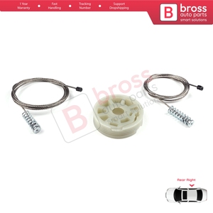 Kit de réparation de lève-vitre BWR513, porte arrière droite pour Focus MK1 4/5 portes, berline, station-wagon, 1143004 - Product Image 6