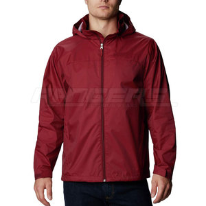 Nouveau style Veste de pluie imperméable pour hommes Vente en gros Veste d'extérieur bordeaux - Product Image 1