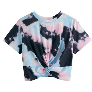 Vente directe d'usine, crop top pour femmes, 100% coton, écologique, vêtements décontractés d'été, tissu doux et respirant, personnalisable, haute qualité - Product Image 1