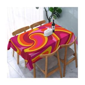 Mantel de Lino/Algodón Bordado Sólido de Tamaño Personalizado, Impermeable y Duradero para Bodas, Fiestas y Eventos al Aire Libre - Product Image 5