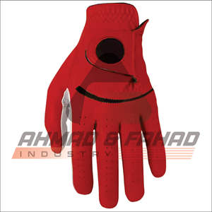 Gants de golf en cuir PU Cabretta avec logo et motif personnalisés OEM de style classique vente à chaud - Product Image 1