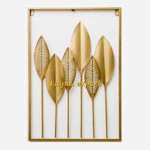 Arte de pared de flores de metal decorativo de lujo decoración interior arte de pared de metal proveedor al por mayor alta calidad decoración de boda arte de pared - Product Image 5