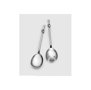 Servidor de ensaladas de lujo, juego de cubiertos de Metal, cuchara y tenedor, nuevo diseño - Product Image 2