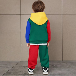 ชุดวอร์ม2ชิ้นสำหรับเด็กวัยหัดเดินชุดวอร์มเปล่าออกแบบโลโก้ได้ตามที่ต้องการ - Product Image 3