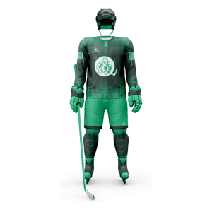 Uniformes de hockey sobre hielo por sublimación completa de calidad superior, pantalones de concha de último estilo y calcetines de hockey con números de apliques 280 GSM - Product Image 6