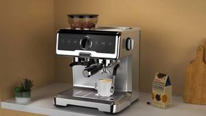 Cafetera Espresso Italiana de 15 Bares, Automática y Programable, para Uso Doméstico, Comercial y Hotelero, Carcasa de Acero Inoxidable, Eléctrica - Product Image 6