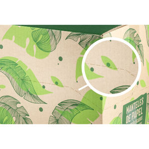 Mantel de Papel Profesional Blanco de 100x100cm, 35gsm, Plegado 1/8, 150 Unidades, B2B - Product Image 5