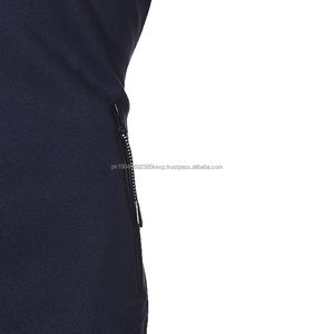 กางเกงจ็อกเกอร์ผู้ชายผ้าโพลีเอสเตอร์คุณภาพสูงแบบกำหนดเอง OEM พร้อมเสื้อฮู้ดซิป ชุดกีฬาผู้ชายทรงสลิมฟิต ชุดวอร์มแบบกำหนดเอง - Product Image 6