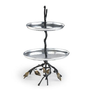 Soporte de decoración de pasteles de nuevo diseño, soporte de Metal de acero inoxidable con diseño de ramas, soporte para pasteles para uso en fiesta de boda a buen precio - Product Image 1