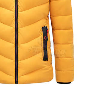 Chaqueta Softshell transpirable impermeable para hombre con capucha desmontable abrigo de burbujas de invierno tela de nueva condición - Product Image 2