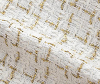 Sac de voyage élégant en tweed polyester grande capacité avec fermeture éclair, poignée souple, style luxe léger