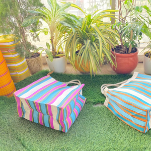 Eco-Friendly <b>Nylon</b> and Recycled Polypropylene Shopping <b>Bags</b> Reusable Zipper <b>Bag</b> Model PP Woven Bulk Supply From India - Product Image 1