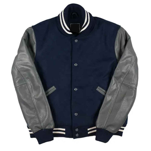 Chaqueta de béisbol de lana personalizada para hombre, novedad de 2024, talla XL, chaqueta universitaria con capucha en blanco Letterman para invierno, venta al por mayor - Product Image 1