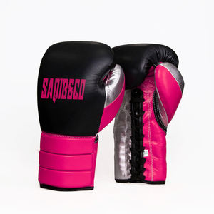 Gants de boxe à lacets rouges, gants d'entraînement à lacets de haute qualité, gants de sparring et gants de boxe pour entraîneurs - Product Image 3