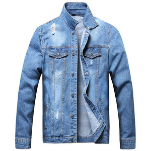 Chaqueta de mezclilla para hombre de diseño personalizado de alta calidad servicios OEM chaqueta de mezclilla de nuevo diseño para hombre - Product Image 1