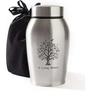 Attractive Design Metal Cremation Urns Handmade Ashes Urn for Adult Human Ashes blue Colour Cremation Urns - Product Image 5