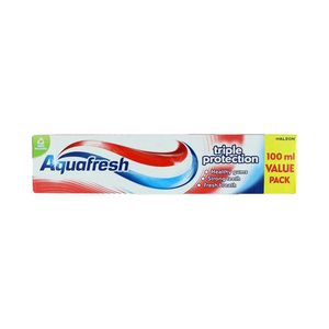 Dentifrice Aquafresh 100ml Triple Protection Haute Qualité Blanchissant à Base de Plantes Nettoyage en Profondeur Taille Régulière pour Adultes Usage Domestique - Product Image 5