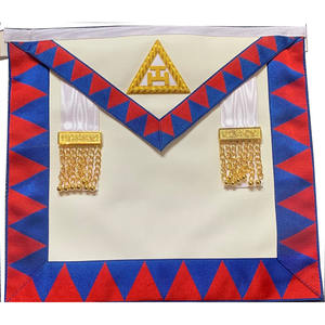 Royal Arch Chapter Masonic <b>Apron</b> | Premium Quality Hand Embroidered Lambskin <b>Apron</b> Gold Bullion <b>Work</b> | Custom Logo Customizable - Product Image 5