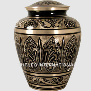Urna de metal clásica para adultos para cenizas cremadas para suministros funerarios, servicios funerarios o conmemorativos, característica ligera - Product Image 5
