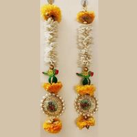 Élégant porte-bougie chauffe-plat en tissu, artisanat Art Déco, décoration murale de luxe au design unique pour Diwali, anniversaires, mariages et événements festifs