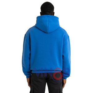 Sweat à capuche surdimensionné personnalisé brodé, respectueux de l'environnement, manches longues, pull ample, décontracté, tendance, fabriqué en tissu français 100% coton - Product Image 4