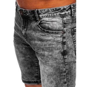 Pantalones Cortos Vaqueros Transpirables Más Vendidos, Serigrafía, Ligeros, Elegantes, Pantalones Cortos Vaqueros Estampados, Ropa Casual de Verano - Product Image 5