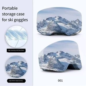 100% Protection UV transfrontalière adulte lunettes de <span class=keywords><strong>Ski</strong></span> femmes jeunesse lunettes/Snowboard imprimé Animal mallette de rangement masque de cyclisme - Product Image 4