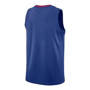 Maillot de basketball unisexe imprimé de haute qualité, dernier design 2026, respirant, séchage rapide, grandes tailles, logo personnalisé, 100 % polyester - Product Image 6
