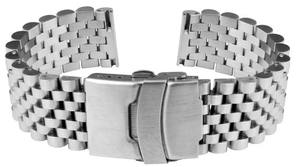 Bracelet en métal GD226, acier inoxydable de haute qualité, 20-22 mm, réglable, étanche, respirant, unisexe, luxe, mode, argent, logo personnalisé - Product Image 6